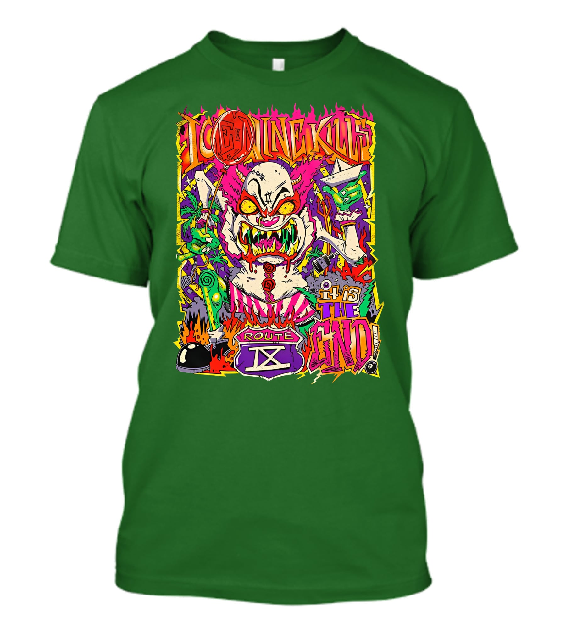 Ice Nine Kills Zombie Clown Route IX It’s The End T-Shirt