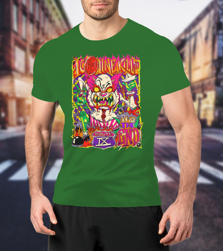 Ice Nine Kills Zombie Clown Route IX It’s The End T-Shirt