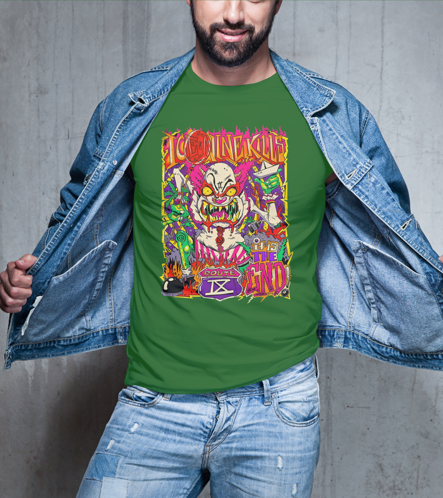 Ice Nine Kills Zombie Clown Route IX It’s The End T-Shirt