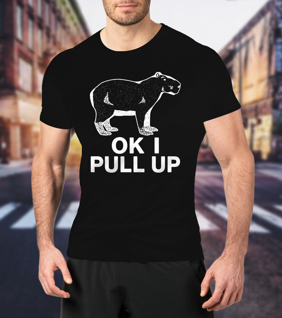 Capybaraman Ok I Pull Up T-Shirt