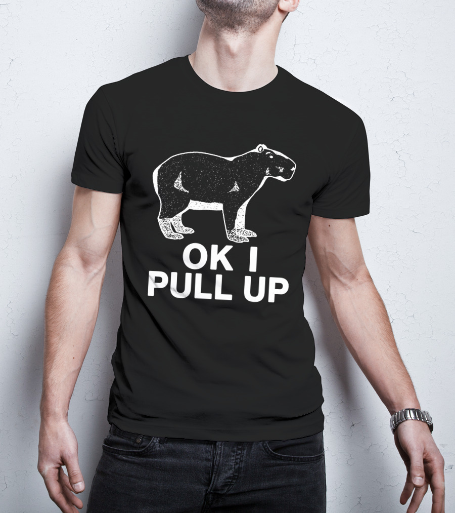 Capybaraman Ok I Pull Up T-Shirt