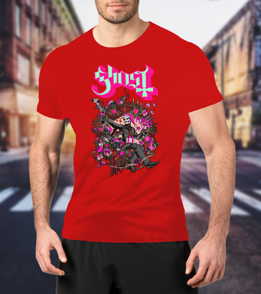Ghost Holiday Skeleton Festivus T-Shirt