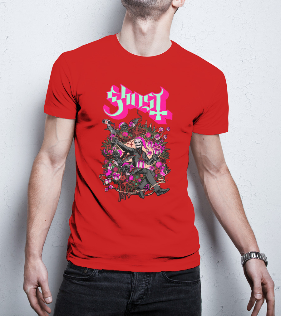 Ghost Holiday Skeleton Festivus T-Shirt