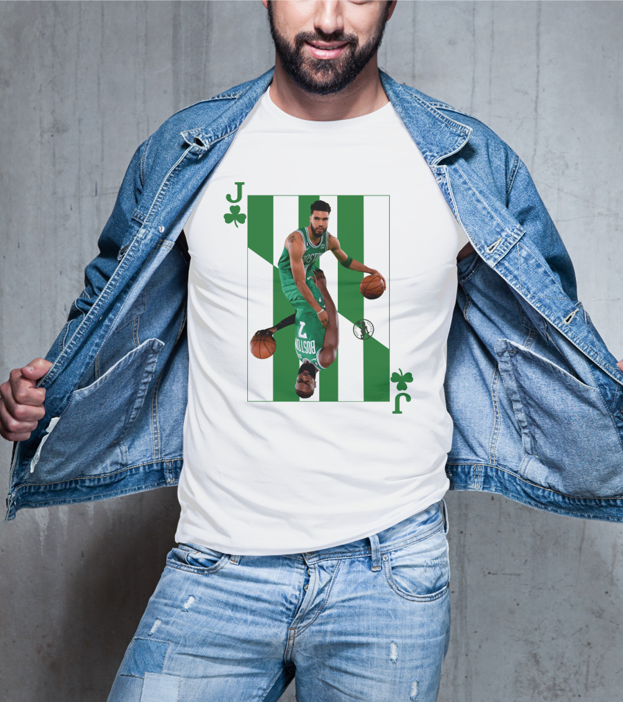 Jason Tatum And Jaylen Brown The Jays Boston Celtics Playing Card T-Shirt