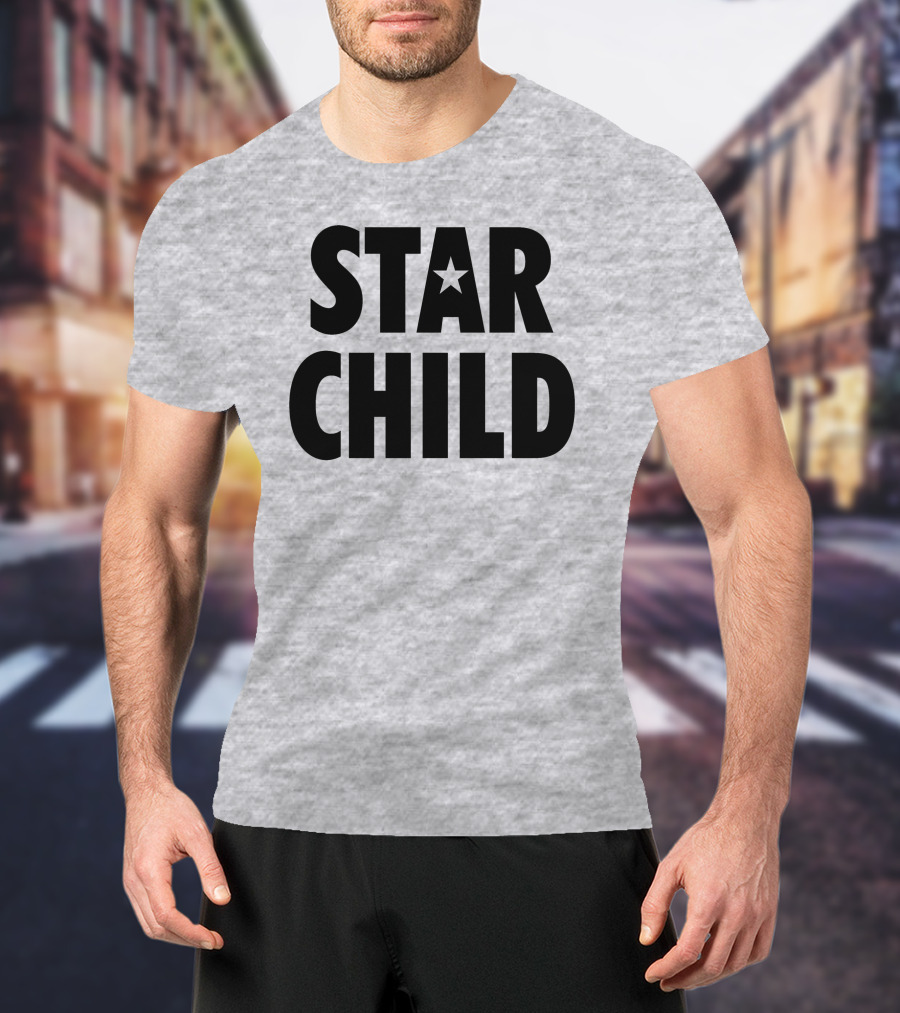 STAR CHILD Star In Letter A T-Shirt