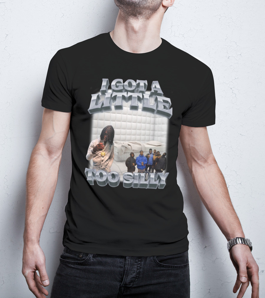 I Got A Little Too Silly Padded Room Selfie Group Posing T-Shirt