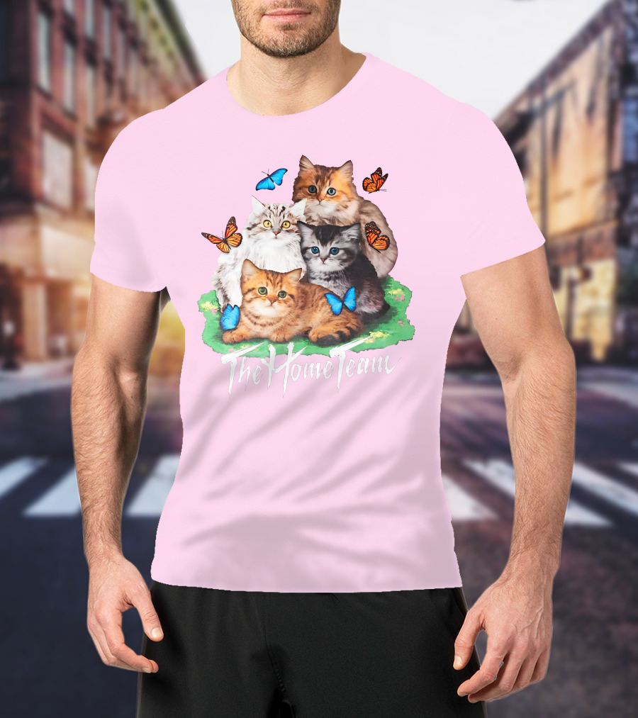 Kittens The Home Team Butterflies T-Shirt
