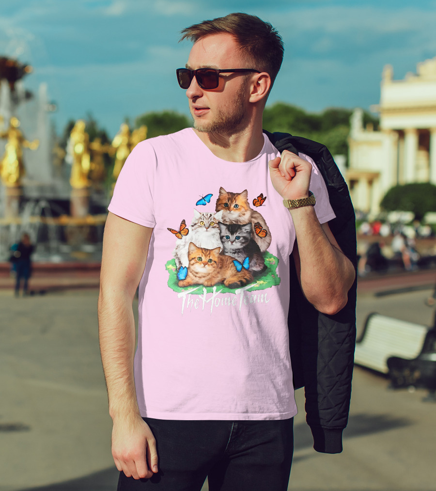 Kittens The Home Team Butterflies T-Shirt