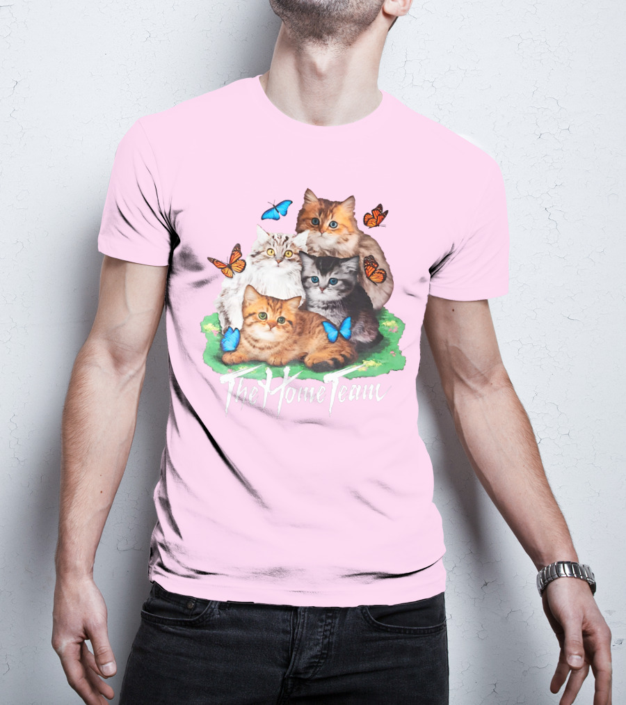 Kittens The Home Team Butterflies T-Shirt