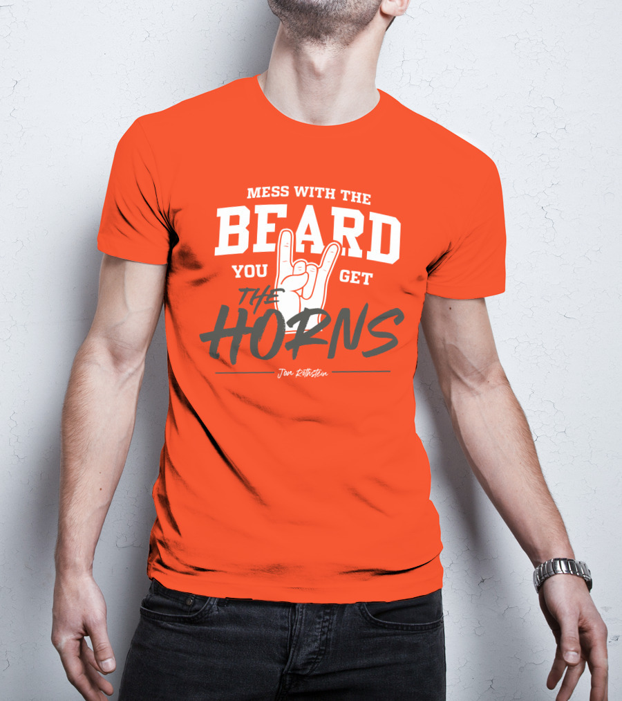 Mess With The Beard You Get The Horns Jon Rothstein T-Shirt