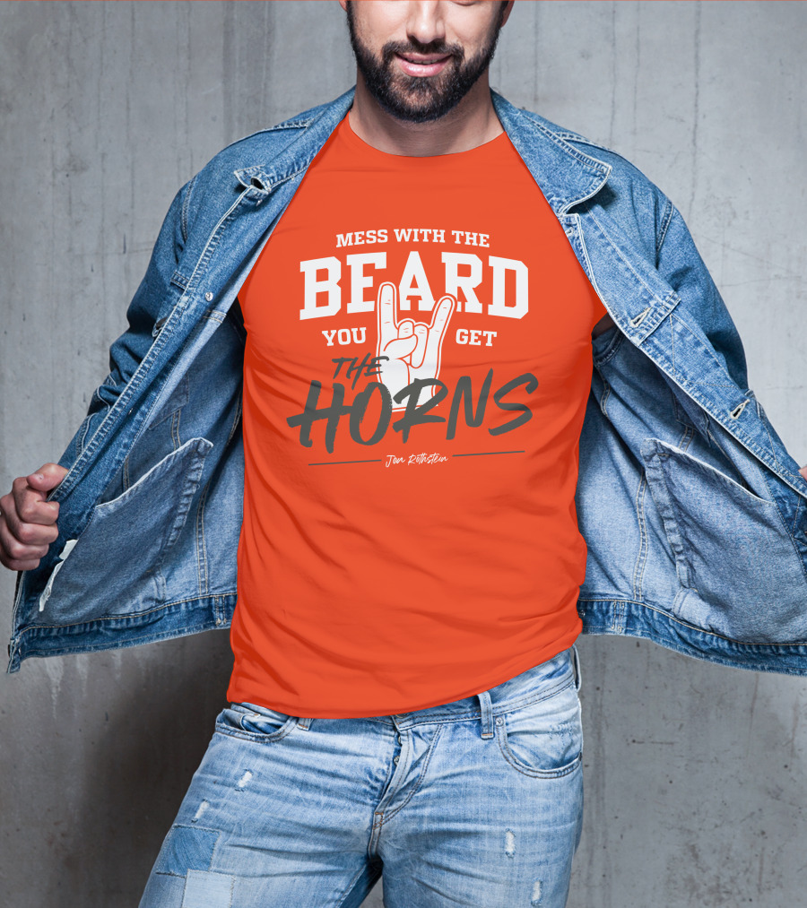 Mess With The Beard You Get The Horns Jon Rothstein T-Shirt