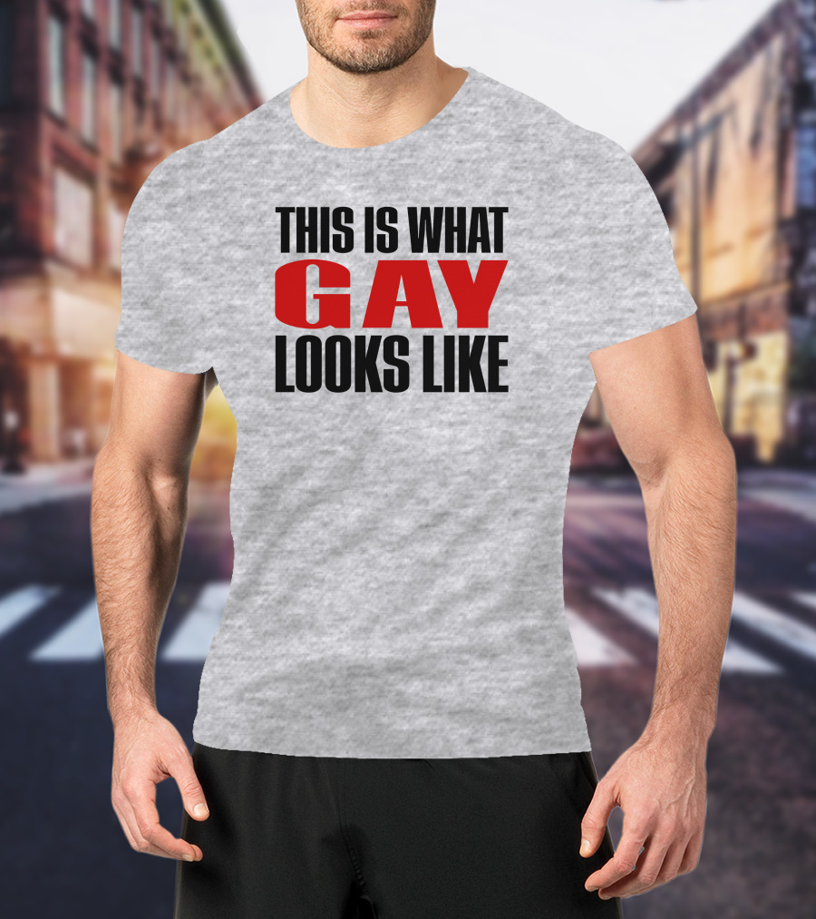 This Is What Gay Looks Like Bold Red T-Shirt