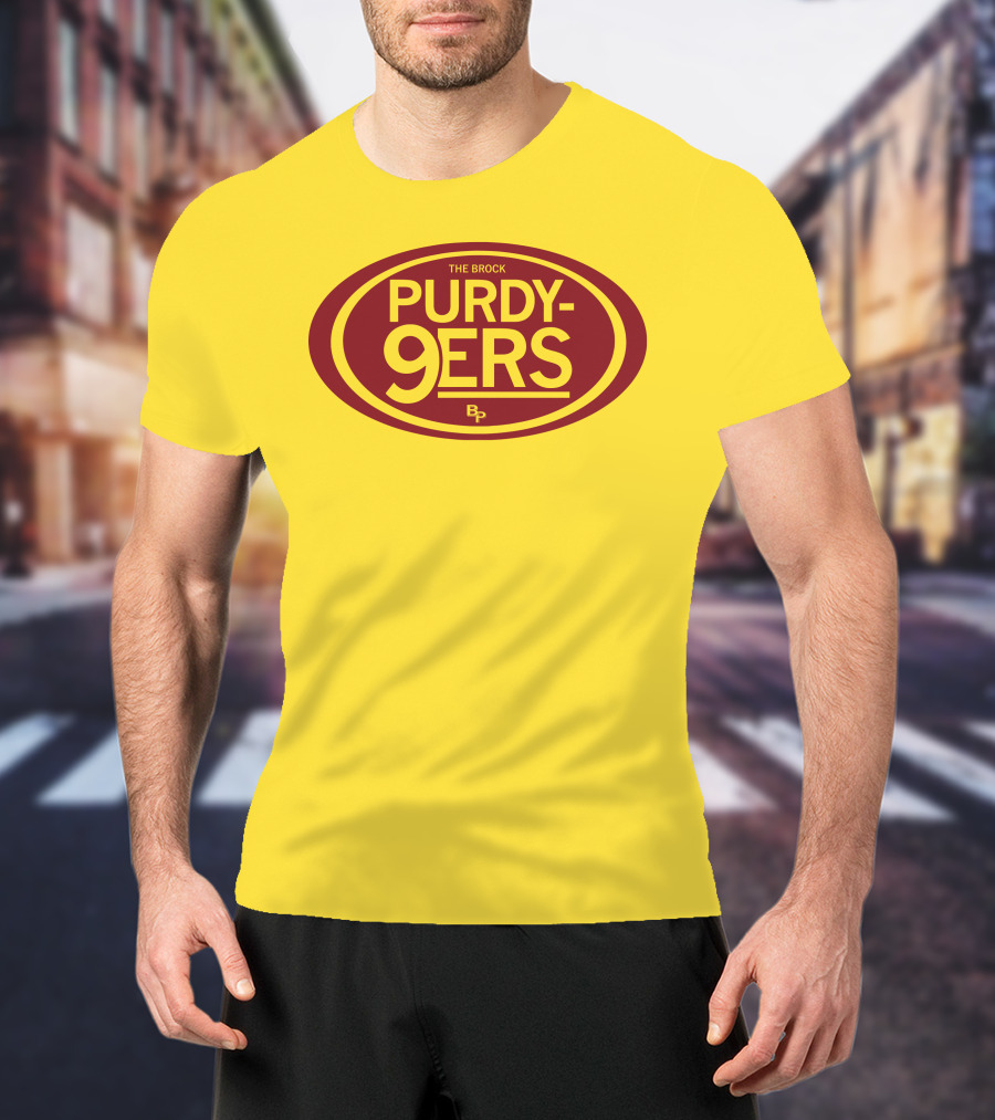 The Brock Purdy-9Ers BP Logo Oval T-Shirt