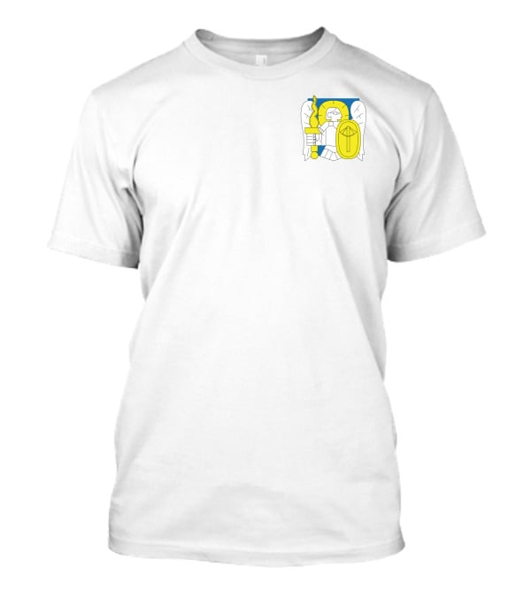 Kyiv Archangel St. Michael Emblem Blue Yellow T-Shirt