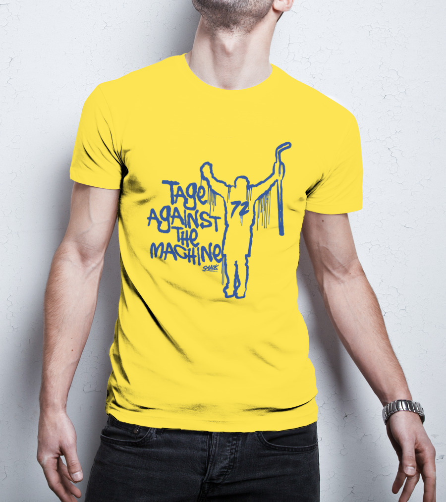 Tage Against The Machine 72 Hockey Silhouette Smack T-Shirt