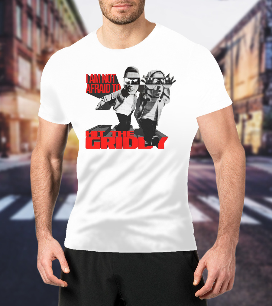 I Am Not Afraid To Hit The Griddy With Retro Dance Figures T-Shirt