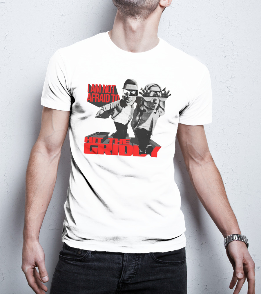 I Am Not Afraid To Hit The Griddy With Retro Dance Figures T-Shirt