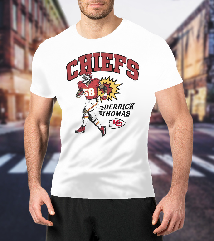 CHIEFS Derrick Thomas 58 Kansas City Chiefs T-Shirt