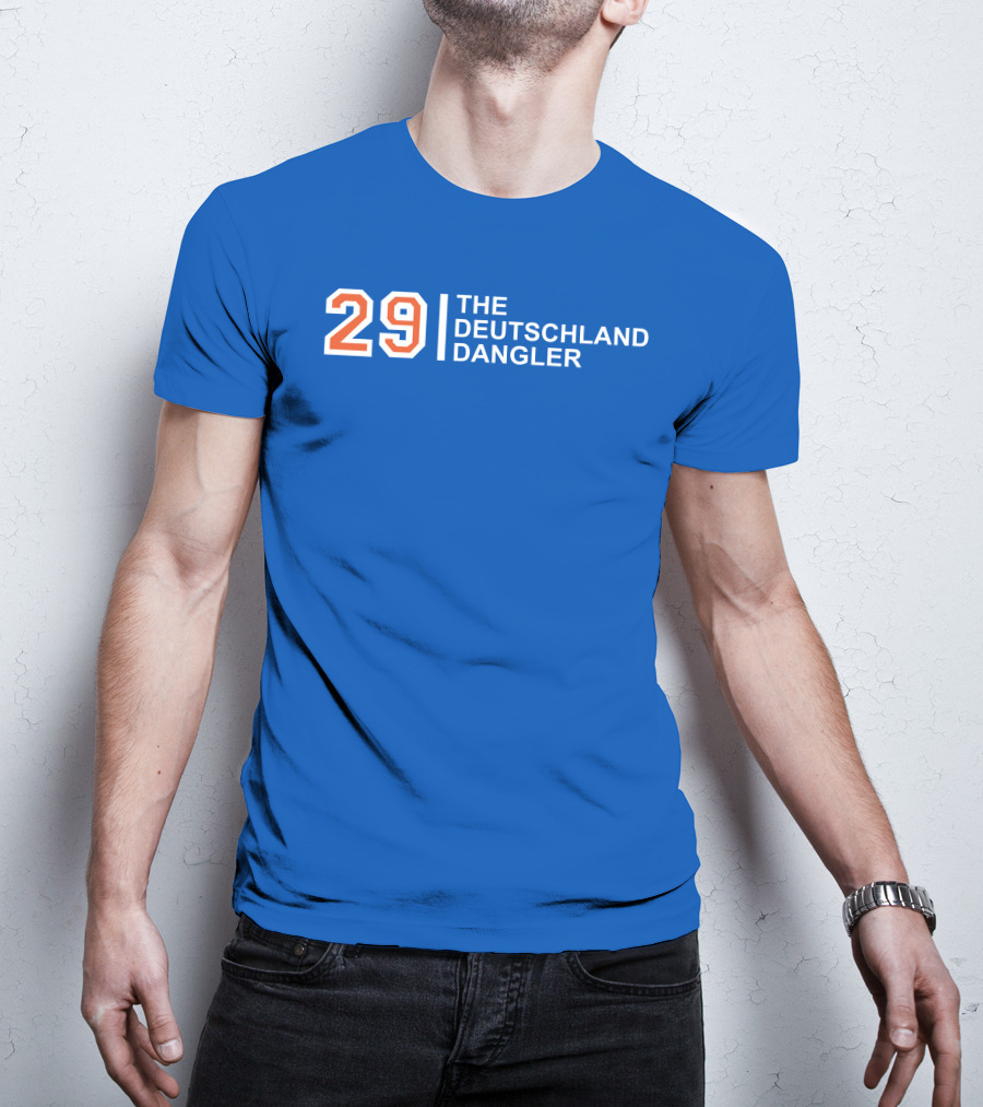 29 The Deutschland Dangler Hockey Sports Jersey T-Shirt
