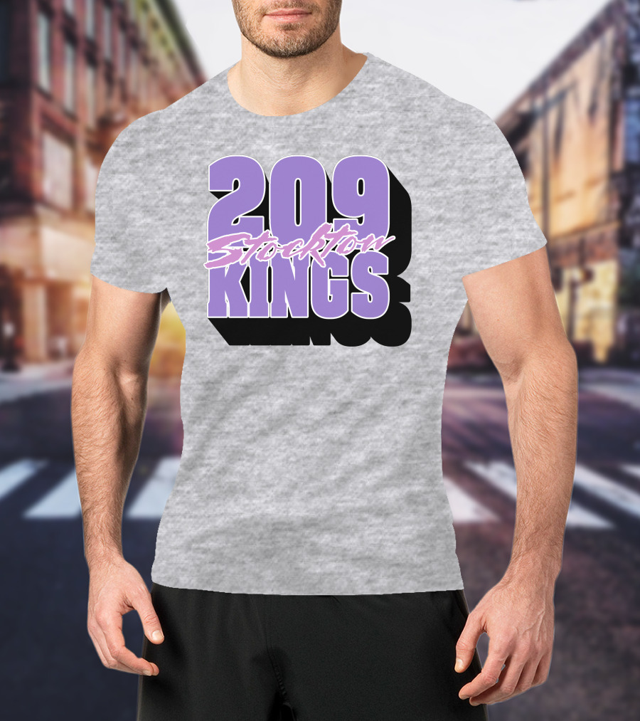 209 Stockton Kings Basketball Team T-Shirt