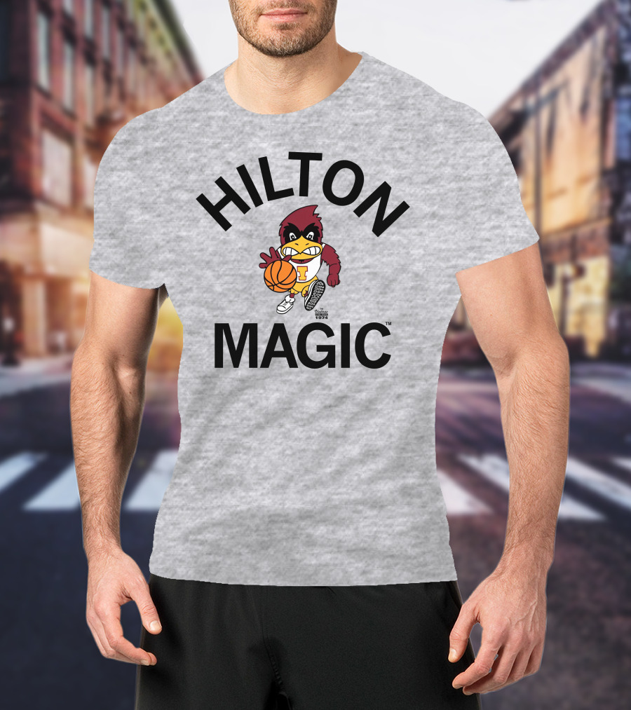 Hilton Magic Basketball Vintage Cyclone 1974 T-Shirt