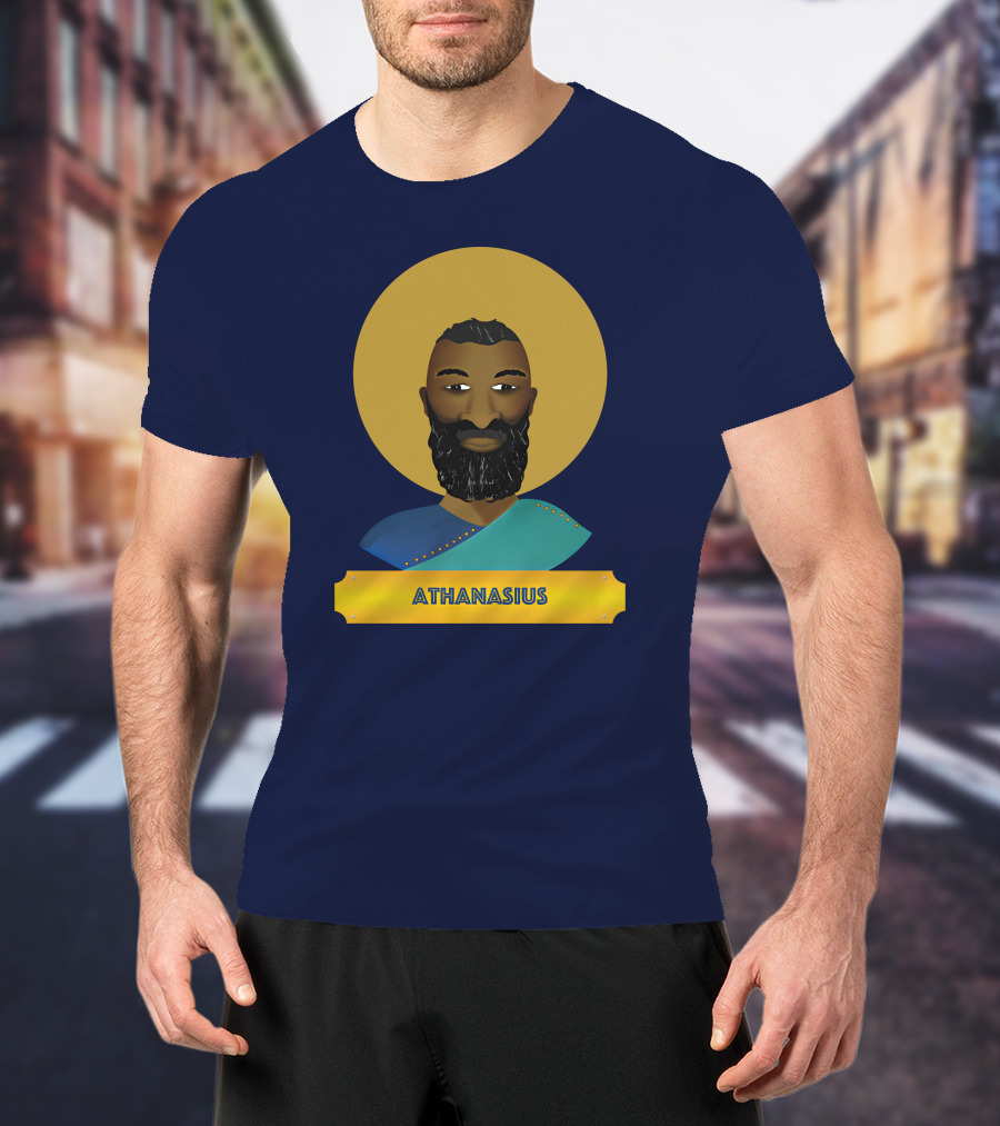 Athanasius Portrait Icon With Heritage Significance T-Shirt