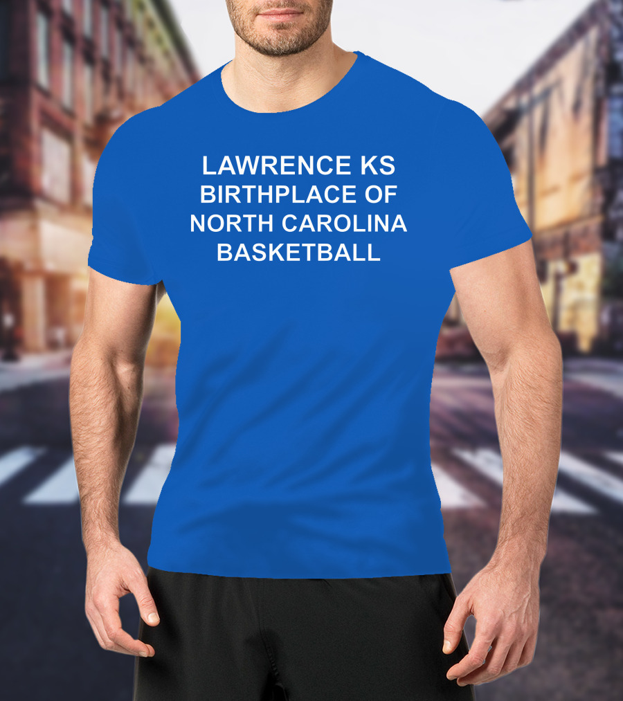 Lawrence KS Origins Of North Carolina Basketball Legacy T-Shirt