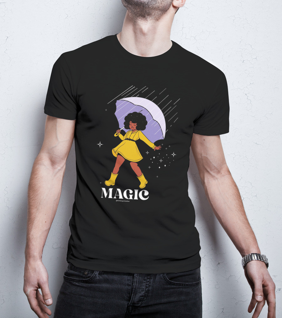 MAGIC TheFairyArtMother Rain Dance In Yellow Dress T-Shirt