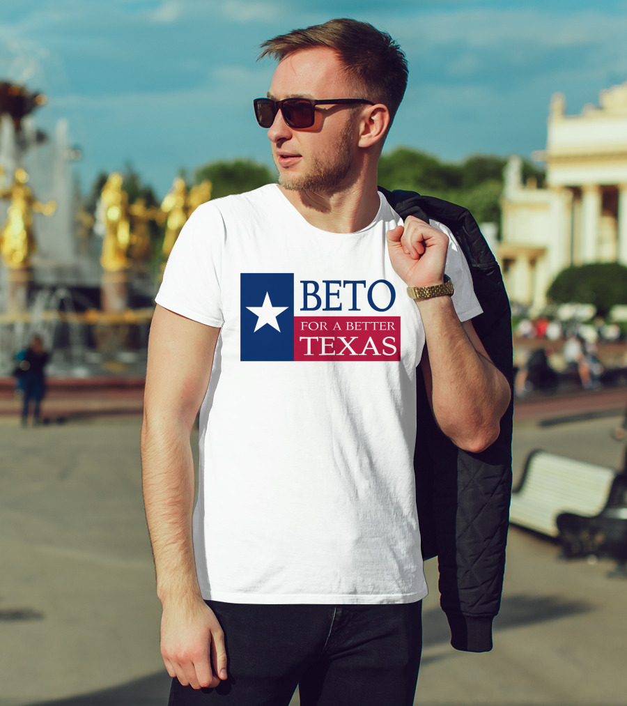 Beto For A Better Texas Star Flag T-Shirt
