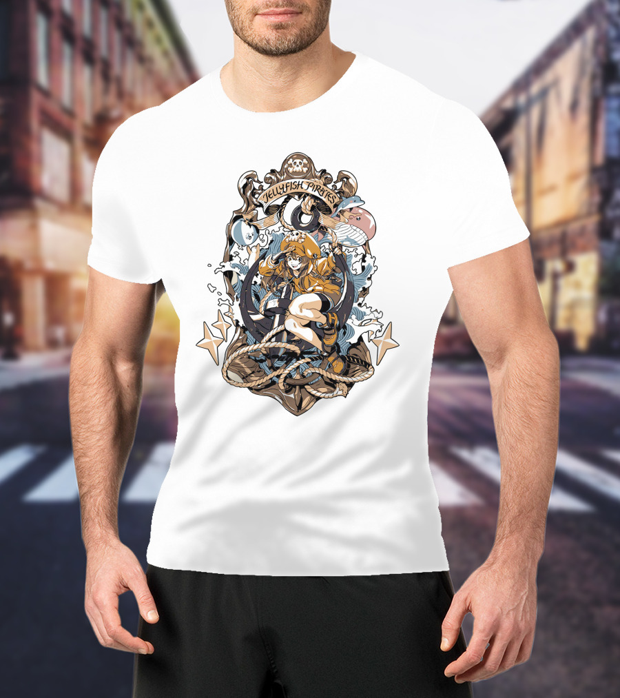 Jellyfish Pirates May Strive Guilty Gear Victory T-Shirt