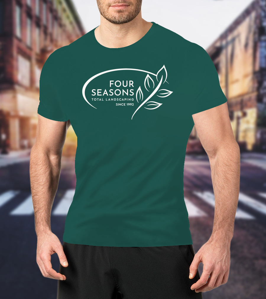 Four Seasons Total Landscaping Since 1992 Leaf T-Shirt