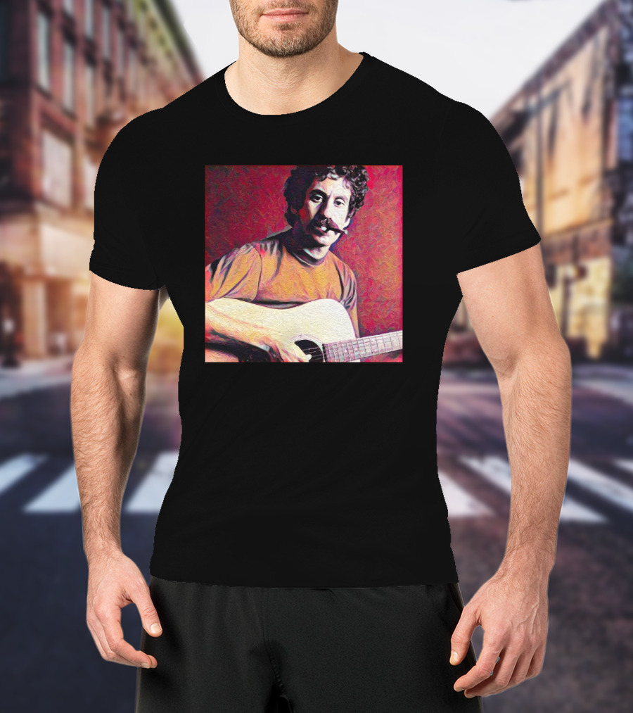 Matt Pinfield Jim Croce With Guitar T-Shirt