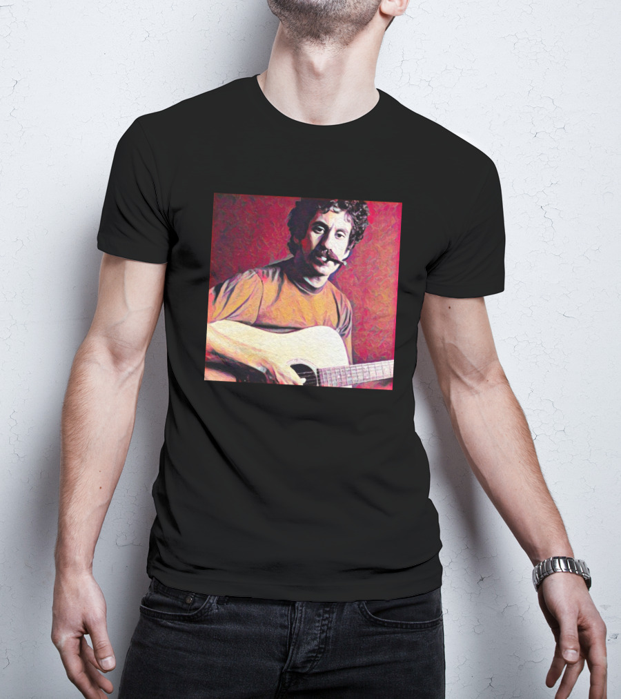 Matt Pinfield Jim Croce With Guitar T-Shirt