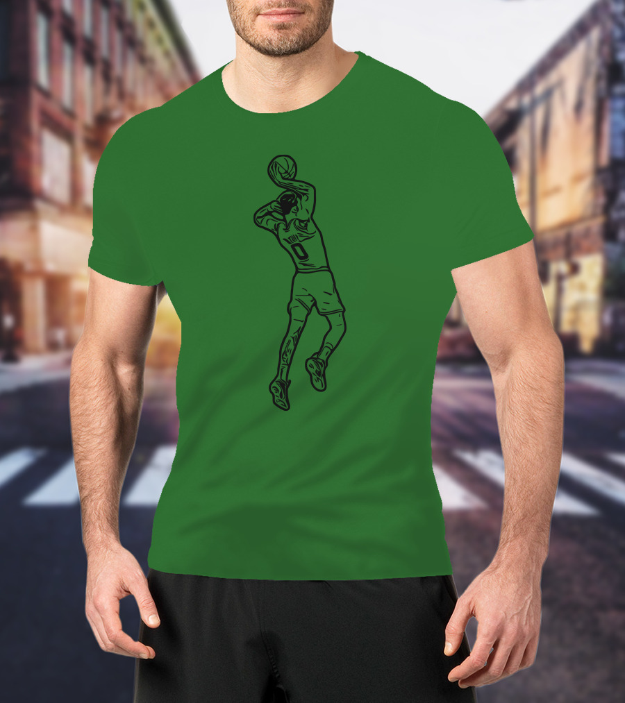Jaytatum0 Jayson Tatum Basketball Dunk T-Shirt
