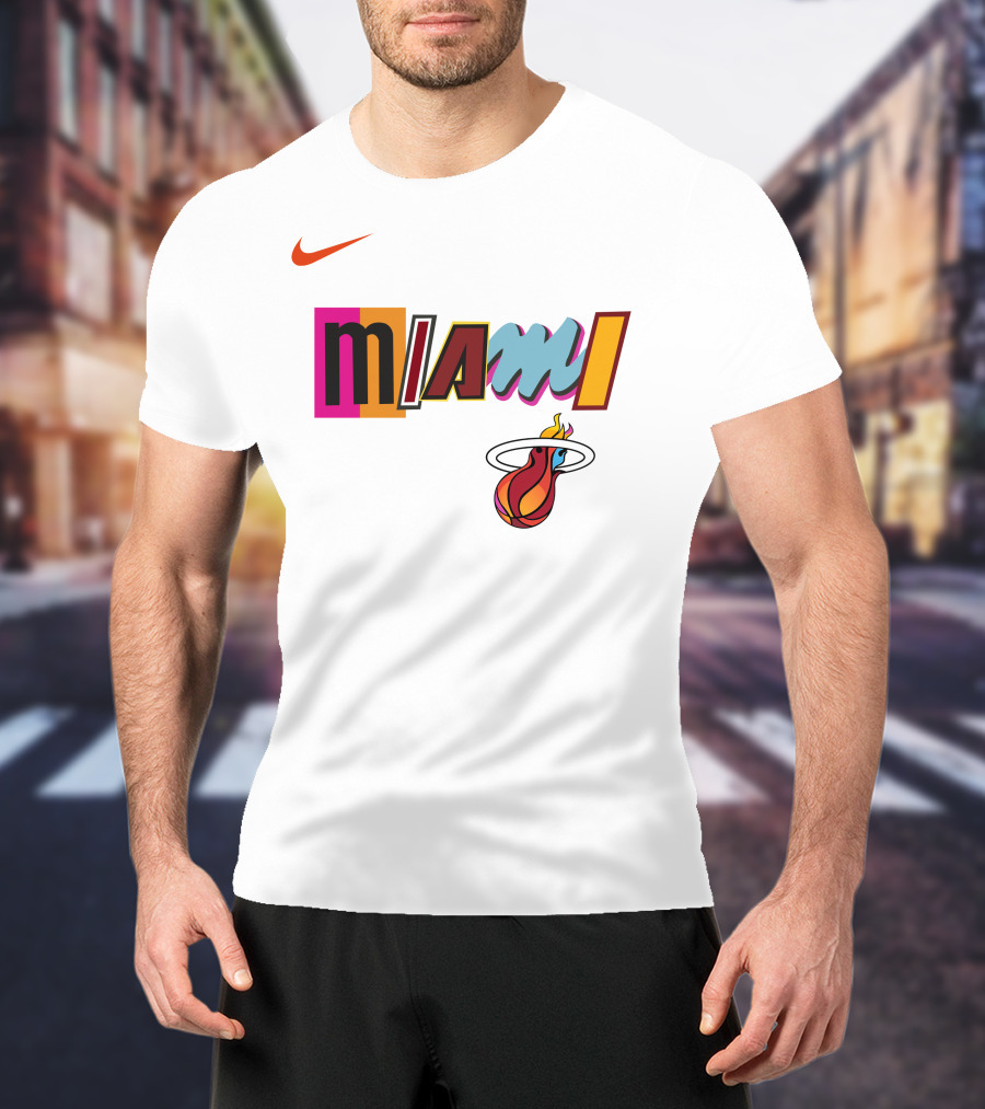 Themiamiheat Store Miami Mashup Vol. 2 Miami Basketball T-Shirt