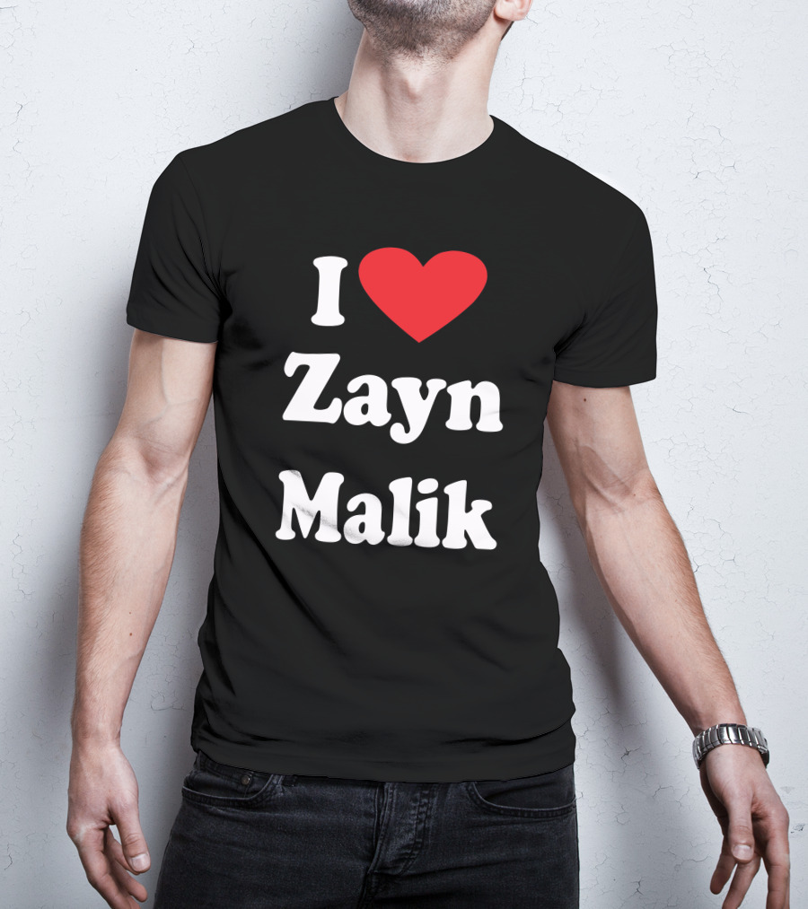 I Love Zayn Malik Alez Fireinside T-Shirt