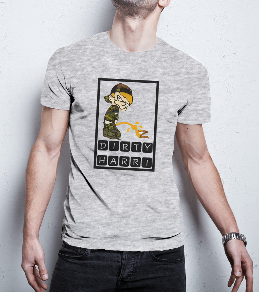 Dirty Harri Peeing Camo Kid T-Shirt