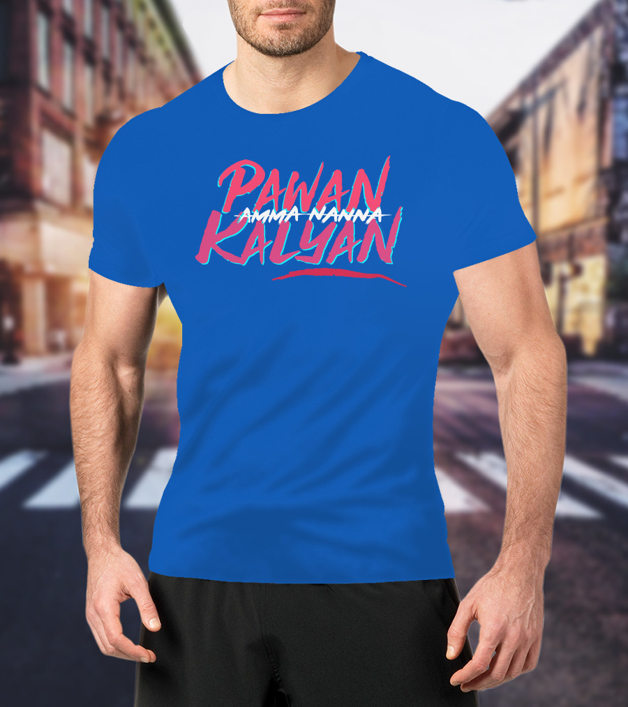 Pawan Kalyan Amma Nanna Deddimaag Merch T-Shirt