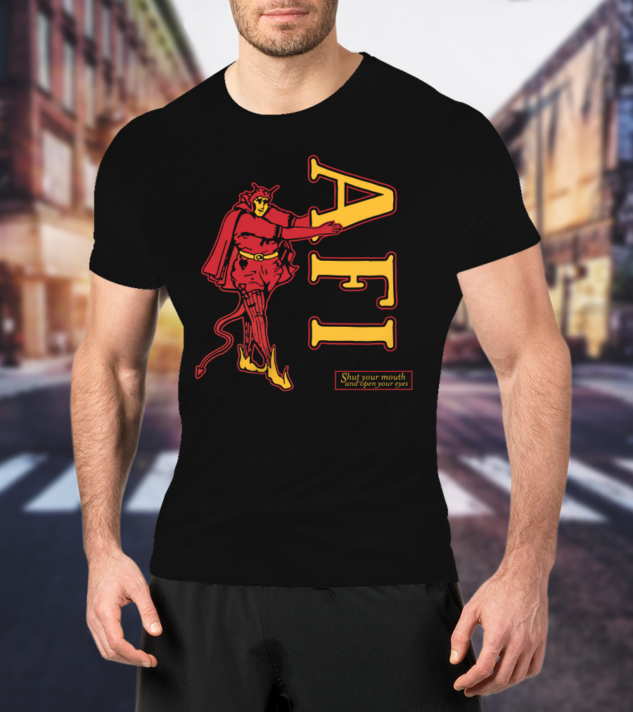 Afireinside Shop AFI Devil Shut Your Mouth And Open Your Eyes T-Shirt