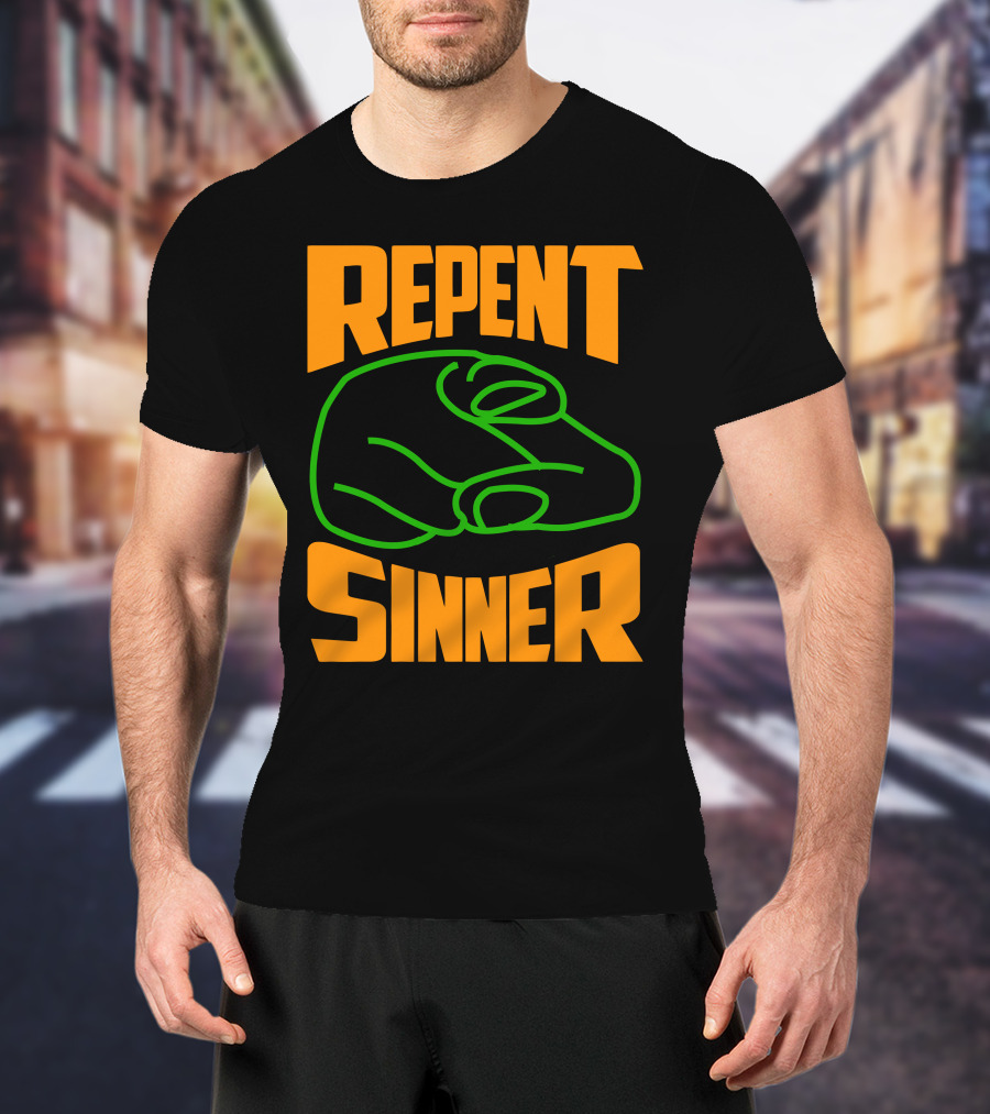 Repent Sinner Meme Fightclubvideos T-Shirt