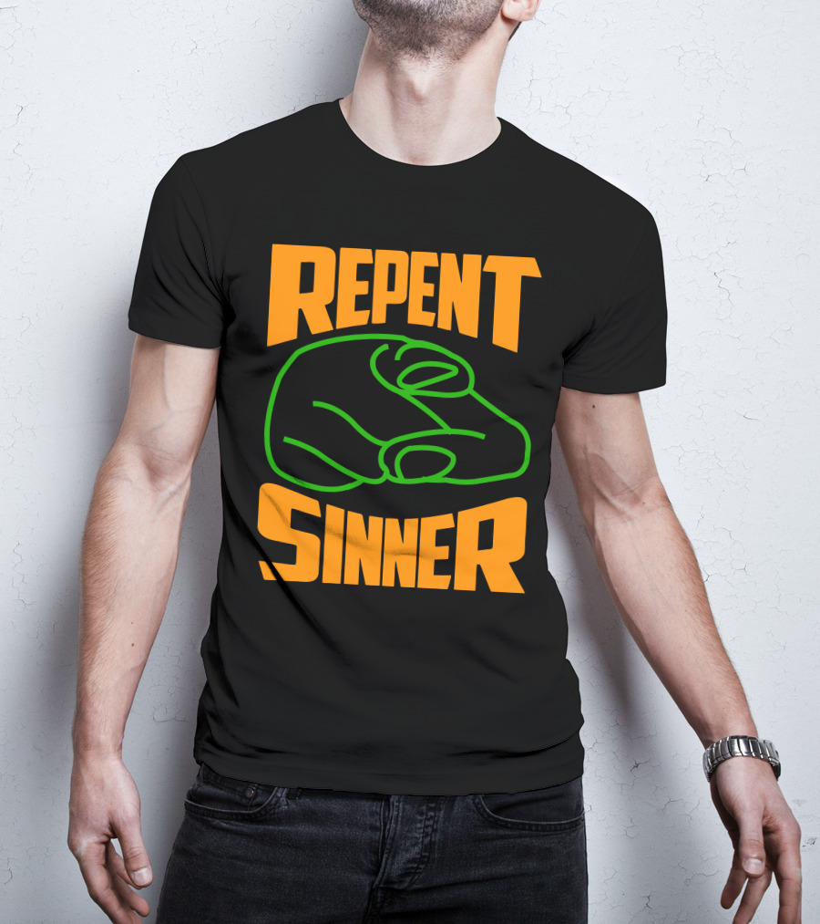 Repent Sinner Meme Fightclubvideos T-Shirt