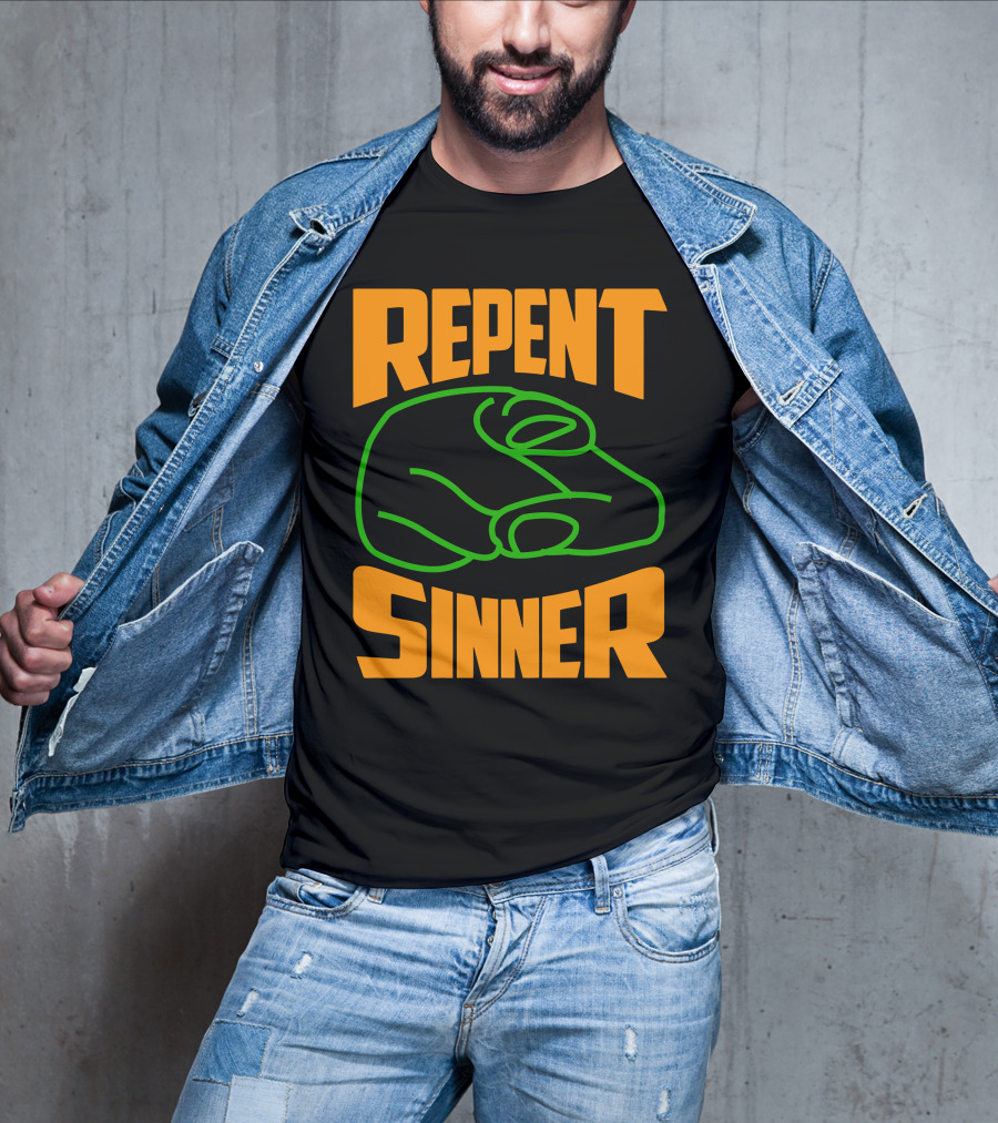 Repent Sinner Meme Fightclubvideos T-Shirt