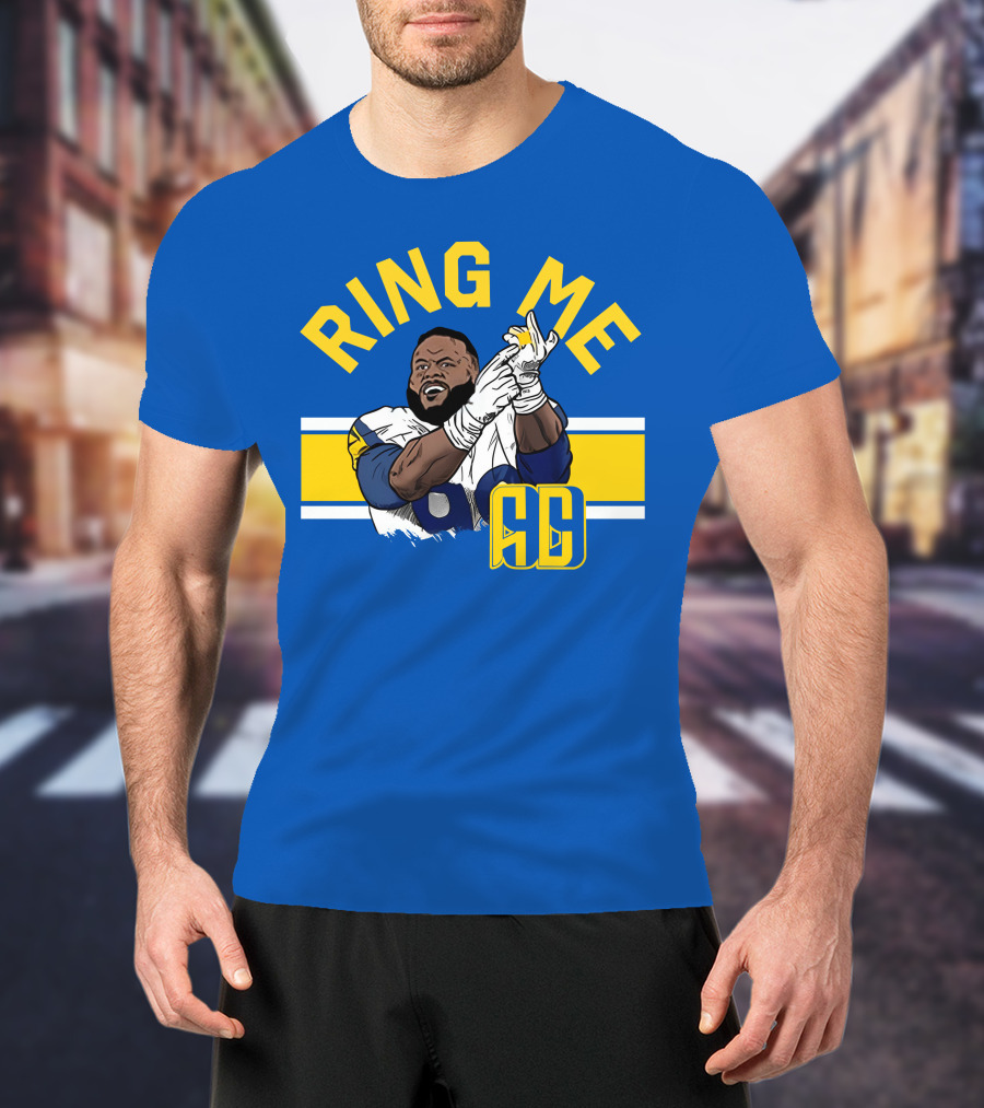 Aaron Donald Ring Me Represent Store Official NFL Merchandise T-Shirt