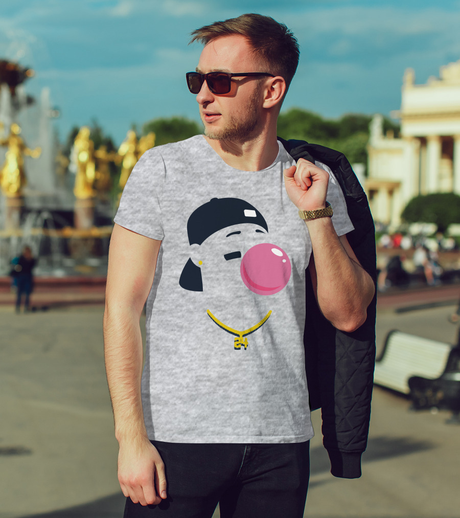 Your Favorite Player's Favorite Pl24er Iconic Style With Bubblegum And Cap T-Shirt