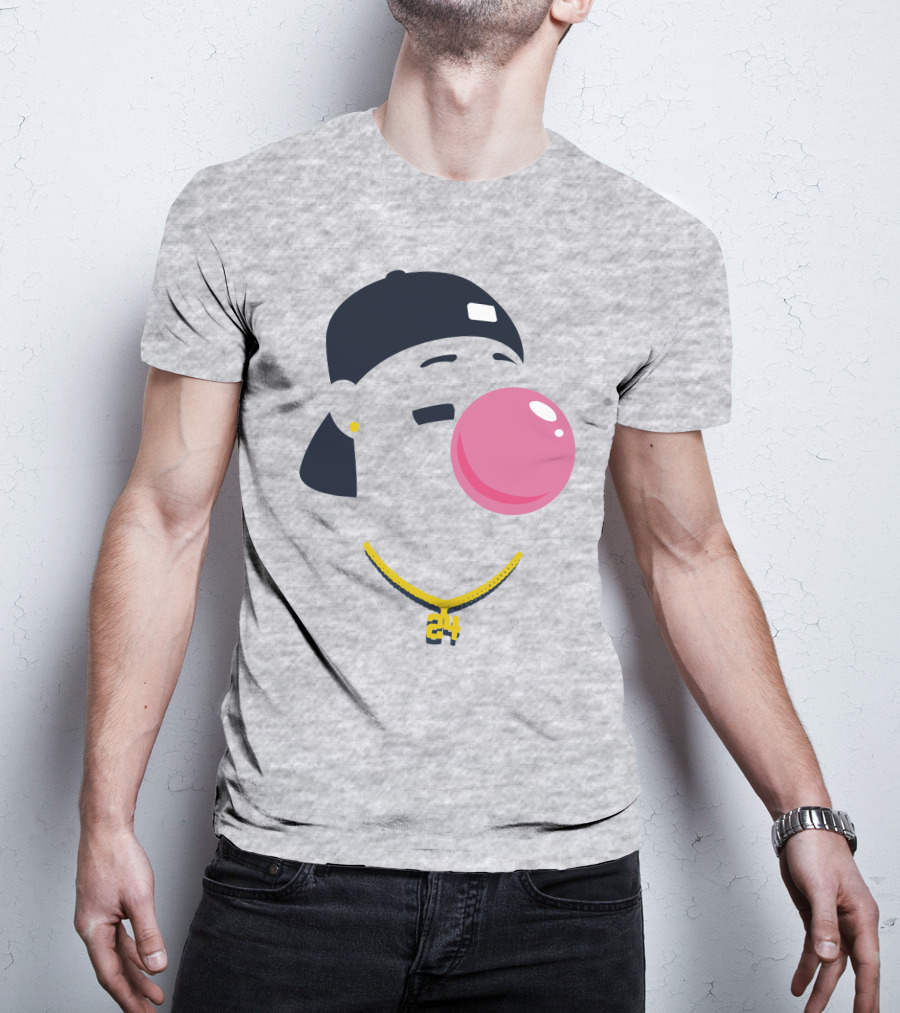 Your Favorite Player's Favorite Pl24er Iconic Style With Bubblegum And Cap T-Shirt