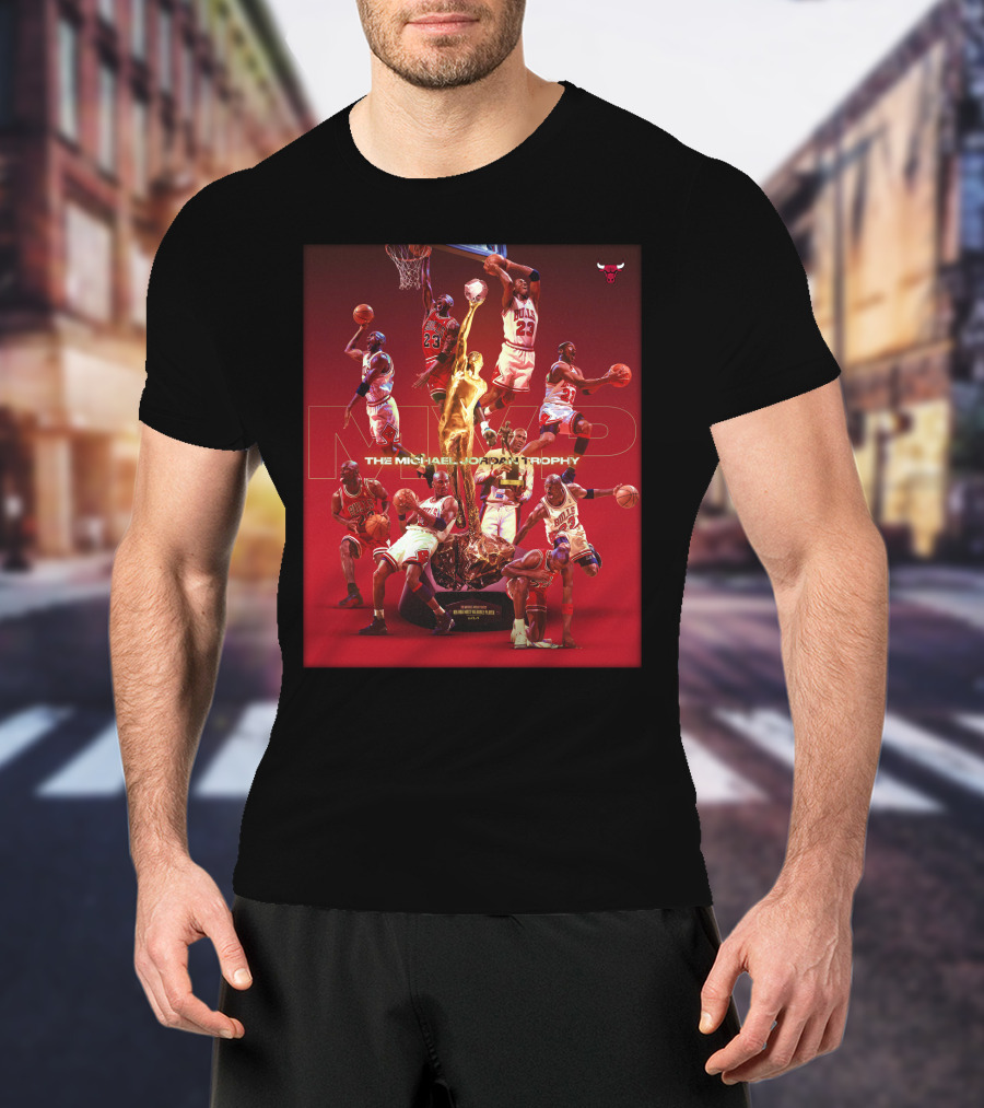 Chicago Bulls MVP The Michael Jordan Trophy T-Shirt