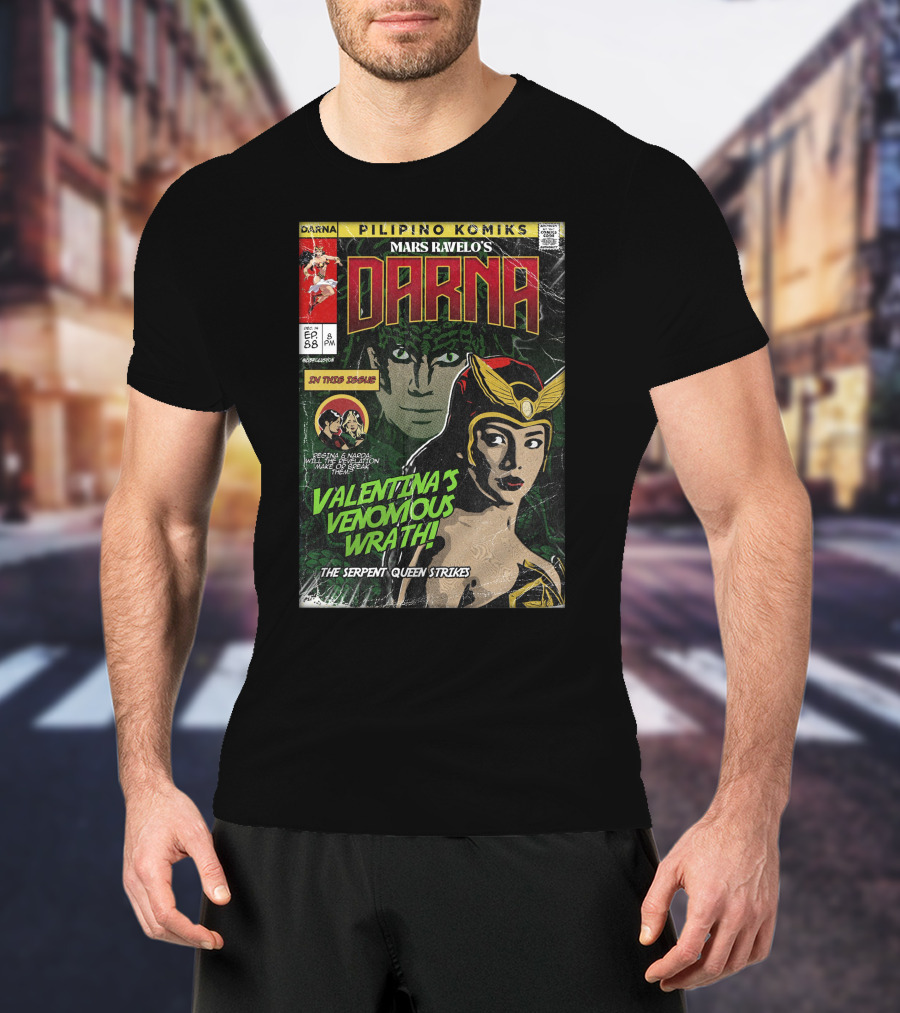 Pilipino Komiks Mars Ravelo's Darna Valentina's Venomous Wrath The Serpent Queen Strikes T-Shirt
