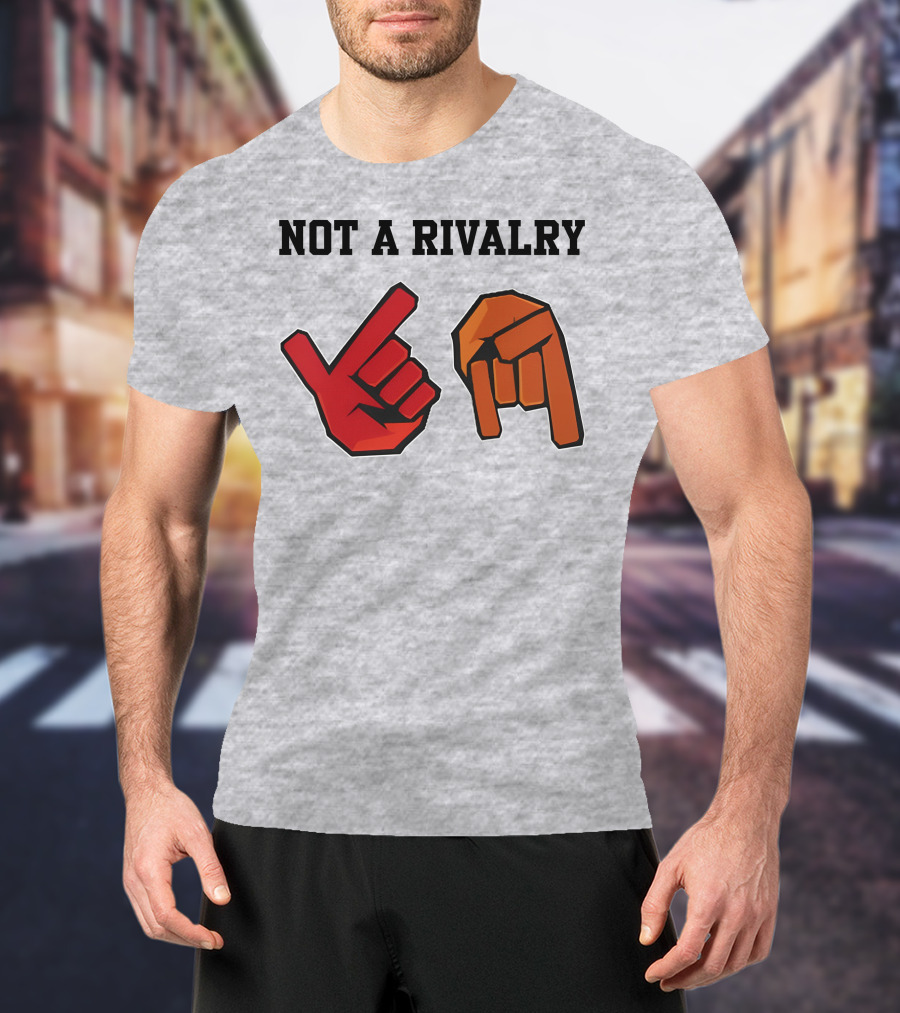 Not A Rivalry Hand Symbols Gesture T-Shirt