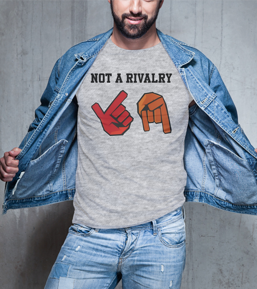 Not A Rivalry Hand Symbols Gesture T-Shirt