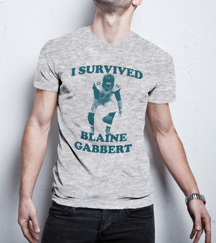 I Survived Blaine Gabbert Football Quarterback Action T-Shirt